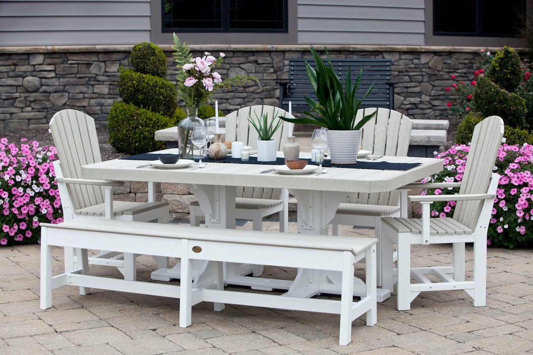 LuxCraft Recycled Plastic 4x6' Rectangular Table (BAR HEIGHT) - LEAD TIME TO SHIP 3 TO 4 WEEKS