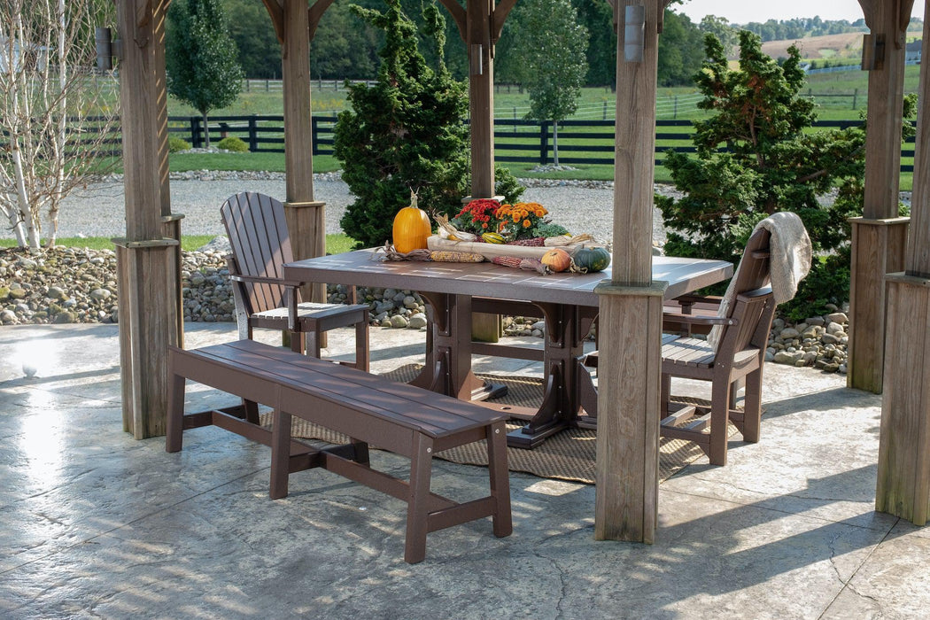 LuxCraft Recycled Plastic 4x6' Rectangular Table (BAR HEIGHT) - LEAD TIME TO SHIP 3 TO 4 WEEKS