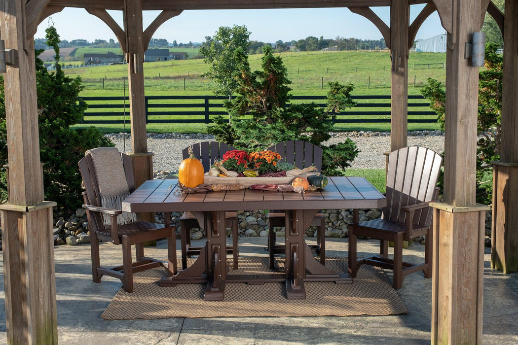 LuxCraft Recycled Plastic 4x6' Rectangular Table (BAR HEIGHT) - LEAD TIME TO SHIP 3 TO 4 WEEKS