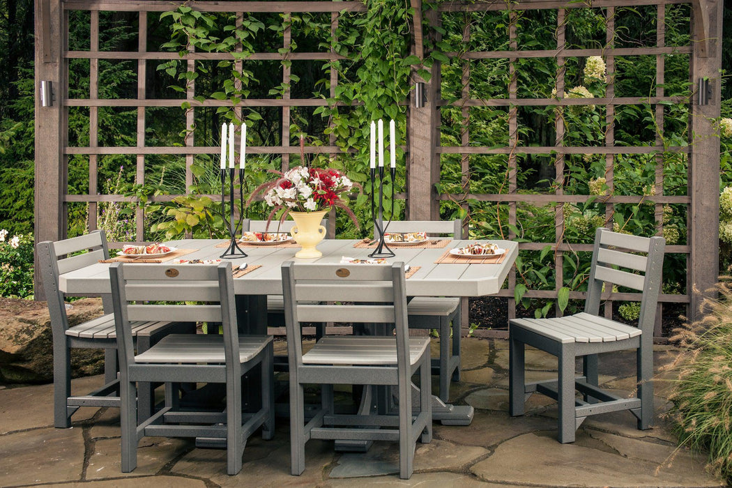 LuxCraft Recycled Plastic 4x6' Rectangular Table (BAR HEIGHT) - LEAD TIME TO SHIP 3 TO 4 WEEKS