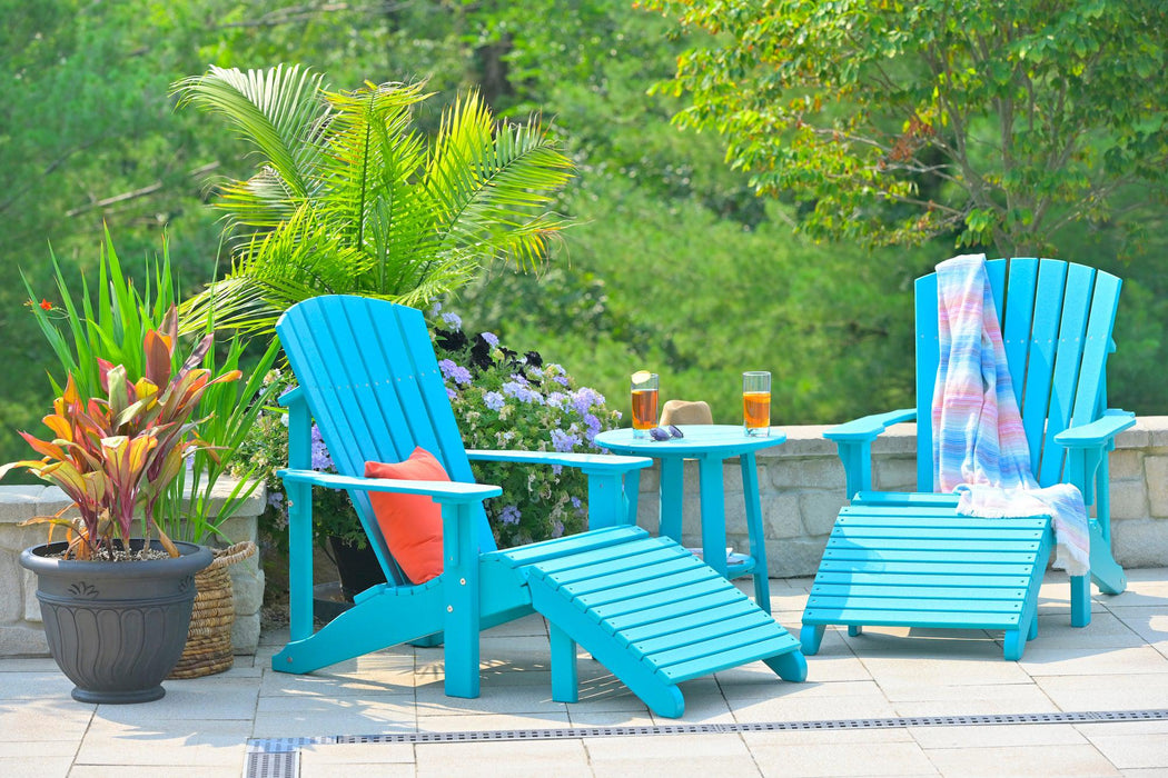 LuxCraft Recycled Plastic Deluxe Adirondack Chair  - LEAD TIME TO SHIP 7 BUSINESS DAYS OR LESS