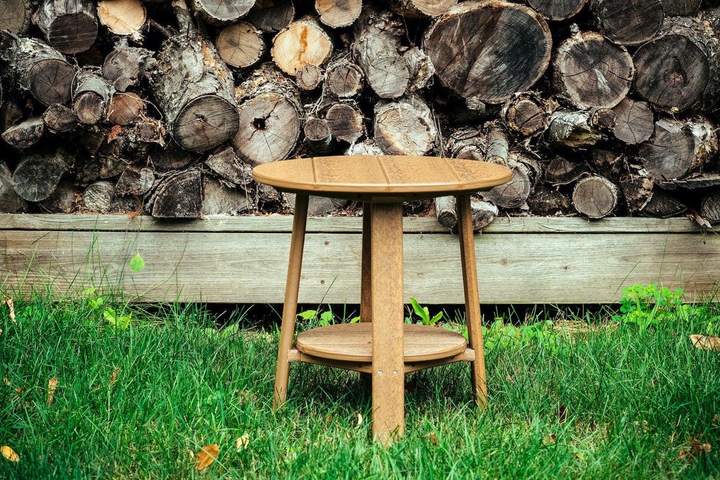 LuxCraft Recycled Plastic 21.5" Deluxe End Table  - LEAD TIME TO SHIP 7 BUSINESS DAYS OR LESS