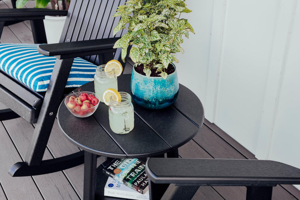 LuxCraft Recycled Plastic 21.5" Deluxe End Table  - LEAD TIME TO SHIP 7 BUSINESS DAYS OR LESS