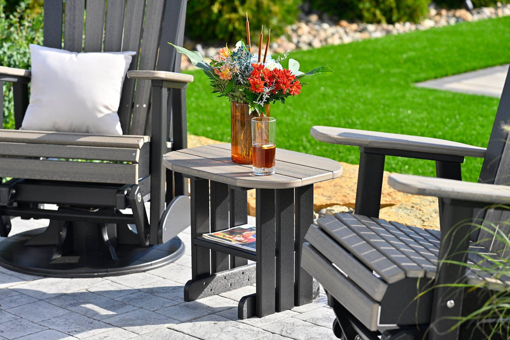 LuxCraft Recycled Plastic End Table  - LEAD TIME TO SHIP 7 BUSINESS DAYS OR LESS