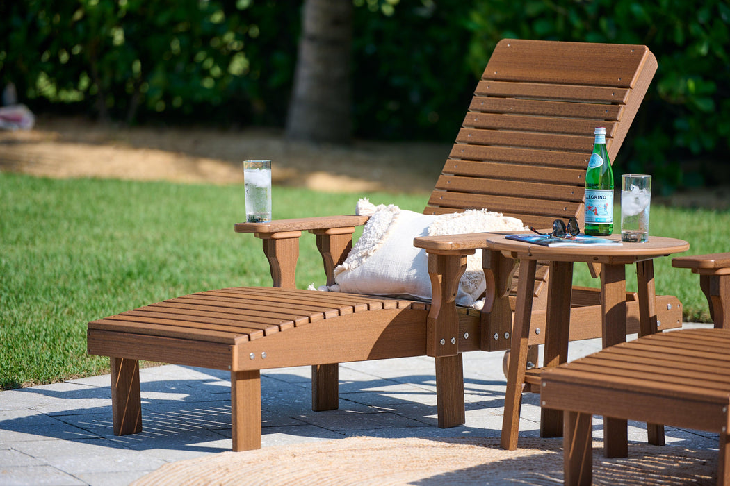 LuxCraft Recycled Plastic Lounge Chair  - LEAD TIME TO SHIP 7 BUSINESS DAYS OR LESS