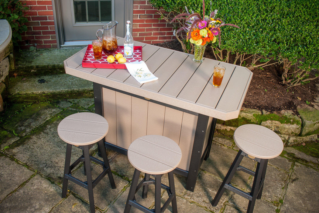 LuxCraft Recycled Plastic Bar Stool - LEAD TIME TO SHIP 3 TO 4 WEEKS