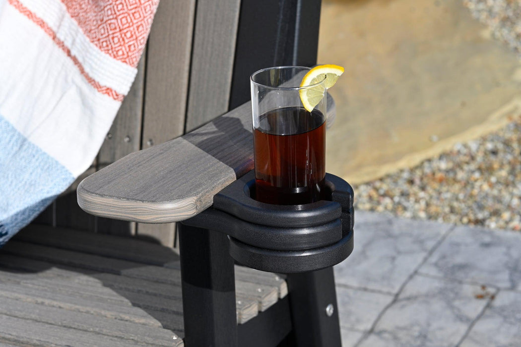 LuxCraft Recycled Plastic Stationary Cup Holder - LEAD TIME TO SHIP 7 BUSINESS DAYS OR LESS