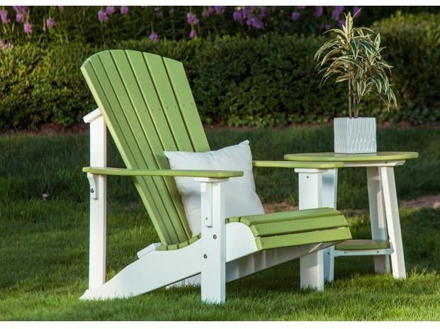 LuxCraft Recycled Plastic Deluxe Adirondack Chair  - LEAD TIME TO SHIP 7 BUSINESS DAYS OR LESS