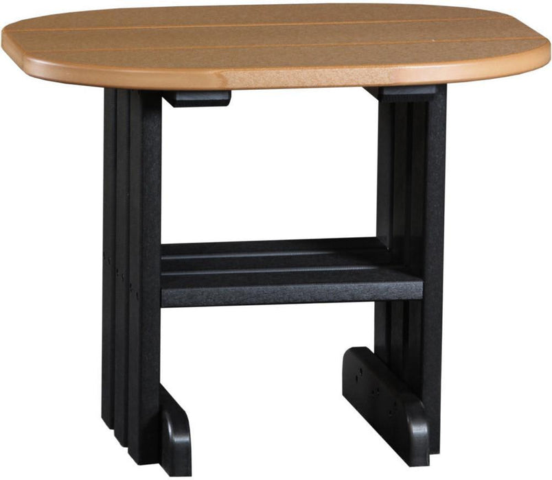 LuxCraft Recycled Plastic End Table  - LEAD TIME TO SHIP 7 BUSINESS DAYS OR LESS