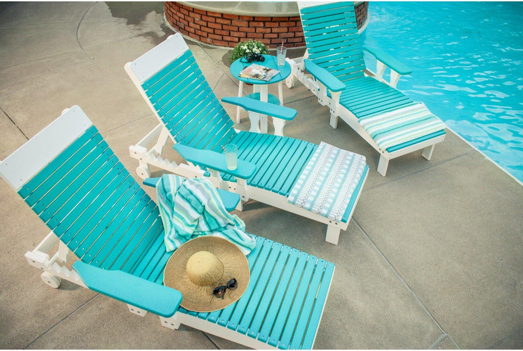 LuxCraft Recycled Plastic Lounge Chair  - LEAD TIME TO SHIP 7 BUSINESS DAYS OR LESS