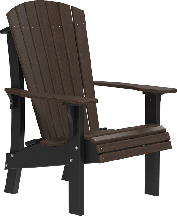 LuxCraft Recycled Plastic Royal Adirondack Chair with Elevated Seat Height  - LEAD TIME TO SHIP 7 BUSINESS DAYS OR LESS