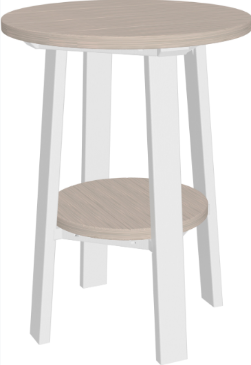 LuxCraft Recycled Plastic 28" High Deluxe End Table (PAIRS W/ COUNTER HEIGHT FURNITURE) - LEAD TIME TO SHIP 7 BUSINESS DAYS OR LESS