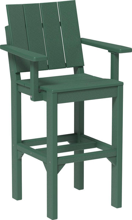 LuxCraft Recycled Plastic Urban Arm Chair (BAR HEIGHT) - LEAD TIME TO SHIP 3 TO 4 WEEKS