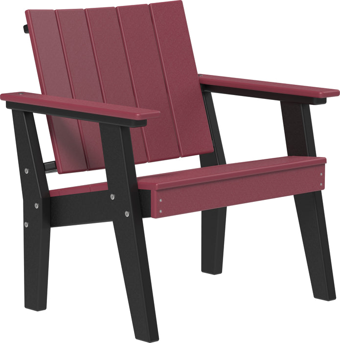 LuxCraft Recycled Plastic Urban Chat Deck Chair - LEAD TIME TO SHIP 7 BUSINESS DAYS OR LESS
