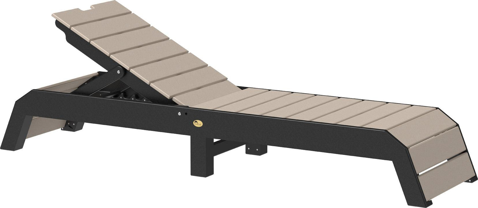 LuxCraft Recycled Plastic Urban Chaise Lounge Chair - LEAD TIME TO SHIP 7 BUSINESS DAYS OR LESS