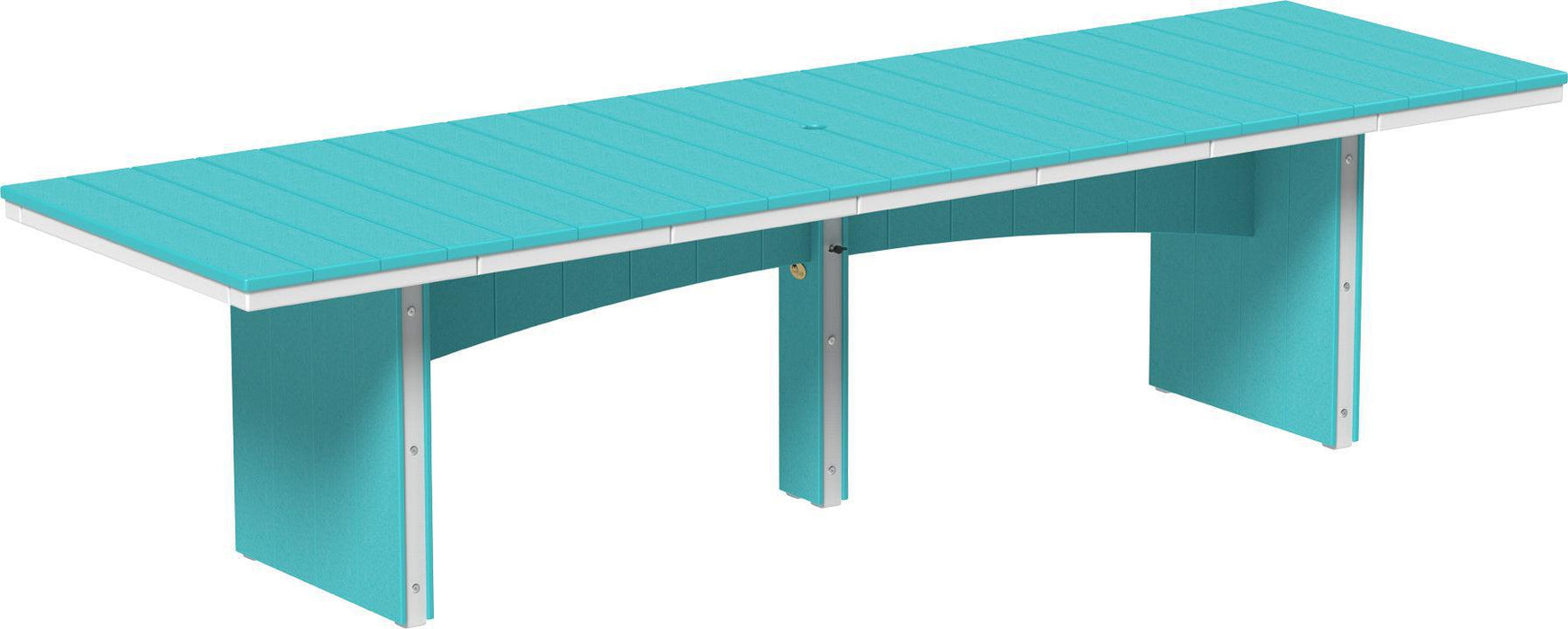 LuxCraft Recycled Plastic 3' x 10' Urban Rectangular Table (BAR HEIGHT) - LEAD TIME TO SHIP 3 TO 4 WEEKS