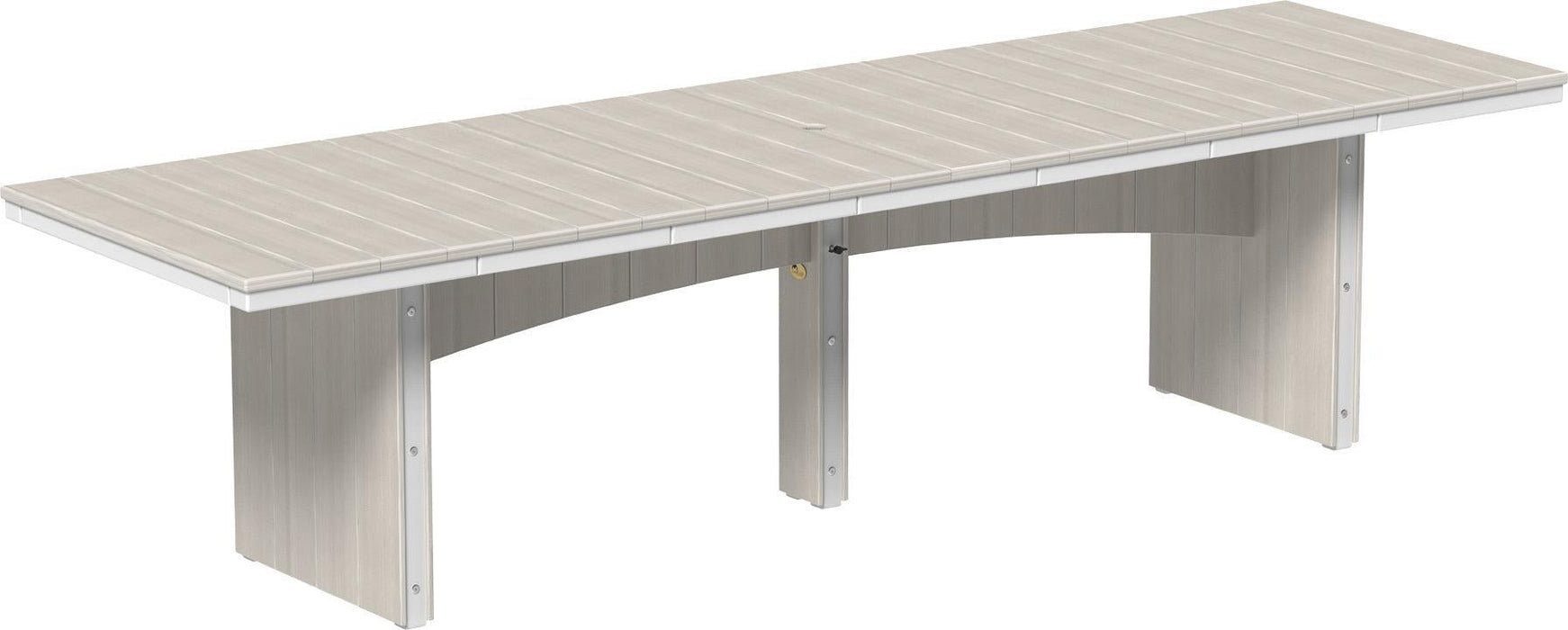 LuxCraft Recycled Plastic 3' x 10' Urban Rectangular Table (DINING HEIGHT) - LEAD TIME TO SHIP 3 TO 4 WEEKS