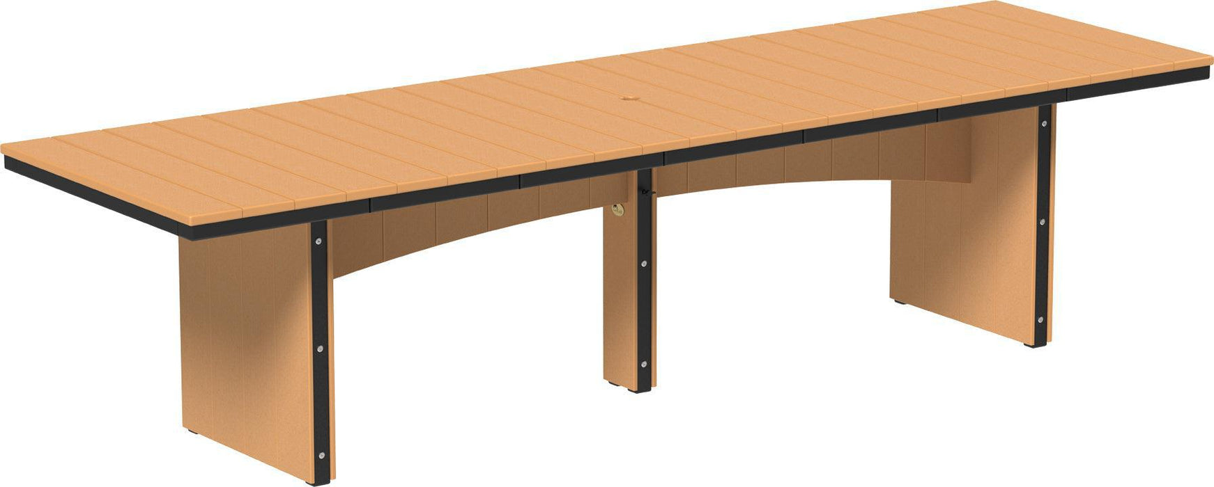 LuxCraft Recycled Plastic 3' x 10' Urban Rectangular Table (BAR HEIGHT) - LEAD TIME TO SHIP 3 TO 4 WEEKS
