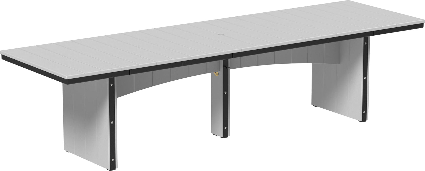 LuxCraft Recycled Plastic 3' x 10' Urban Rectangular Table (DINING HEIGHT) - LEAD TIME TO SHIP 3 TO 4 WEEKS