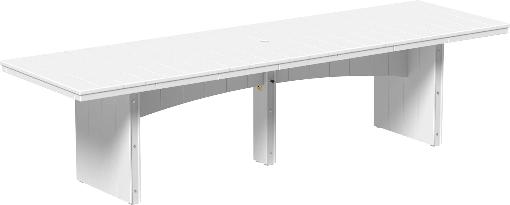 LuxCraft Recycled Plastic 3' x 10' Urban Rectangular Table (BAR HEIGHT) - LEAD TIME TO SHIP 3 TO 4 WEEKS