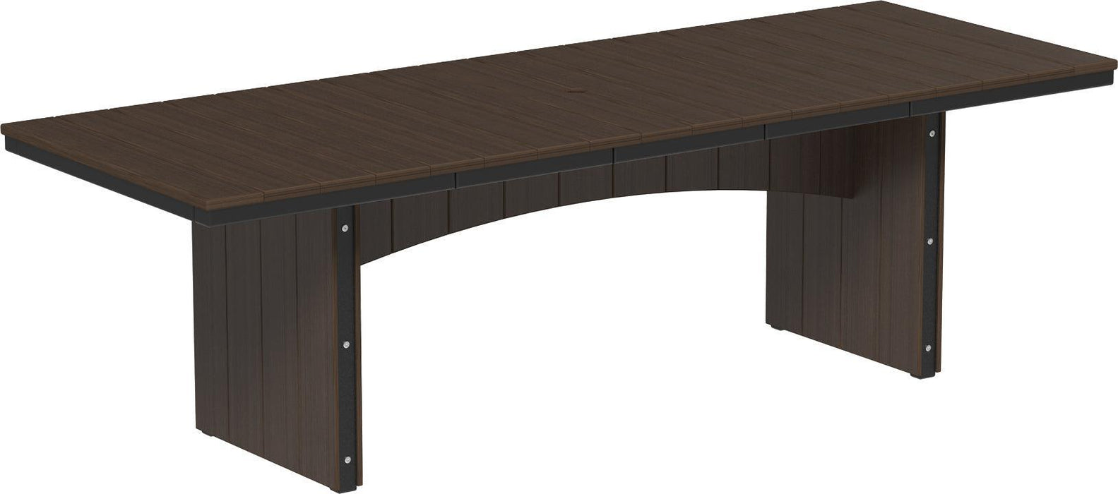LuxCraft Recycled Plastic 3' x 8' Urban Rectangular Table (BAR HEIGHT) - LEAD TIME TO SHIP 3 TO 4 WEEKS