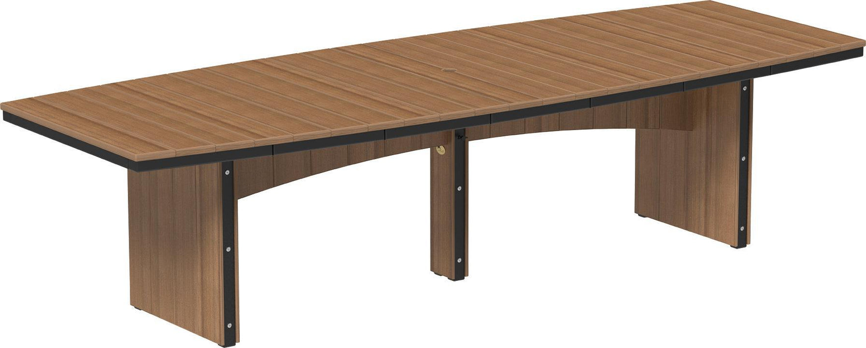 LuxCraft Recycled Plastic 4’ x 8’ Urban Oval Table (COUNTER HEIGHT) - LEAD TIME TO SHIP 3 TO 4 WEEKS