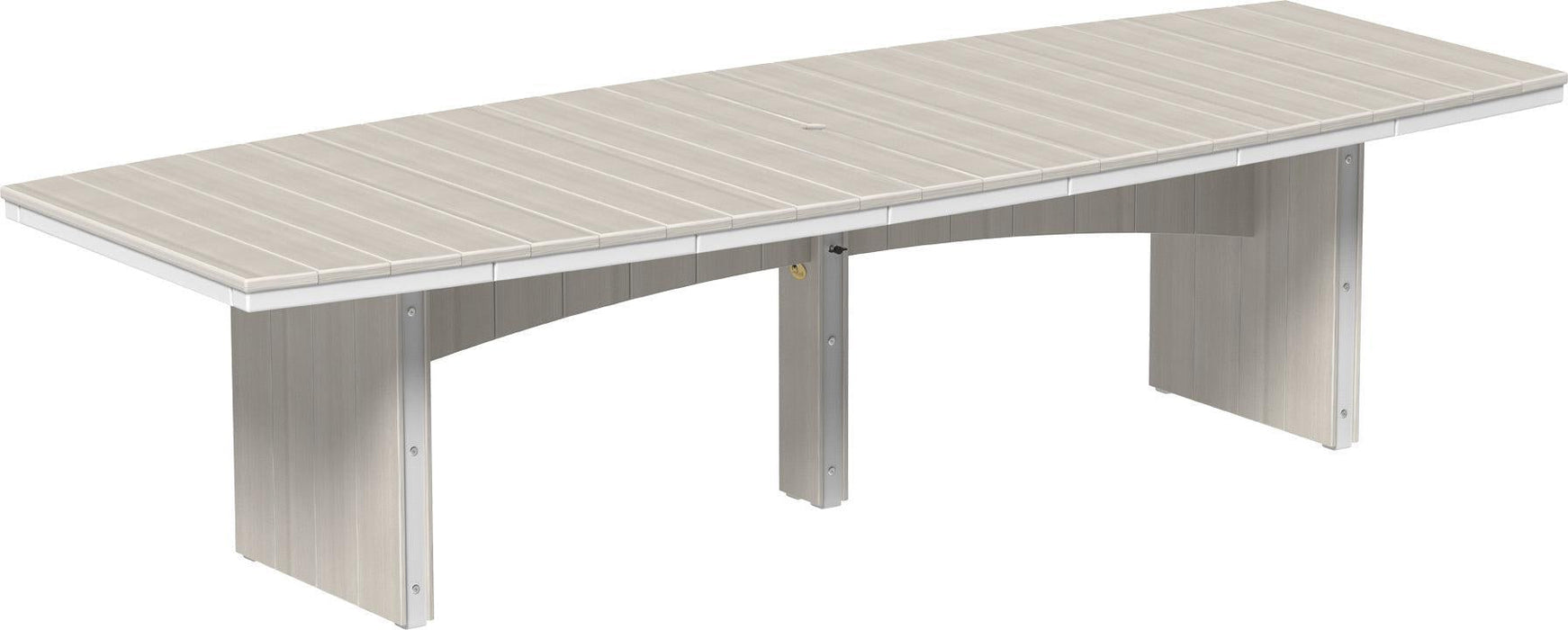 LuxCraft Recycled Plastic 4’ x 8’ Urban Oval Table (COUNTER HEIGHT) - LEAD TIME TO SHIP 3 TO 4 WEEKS