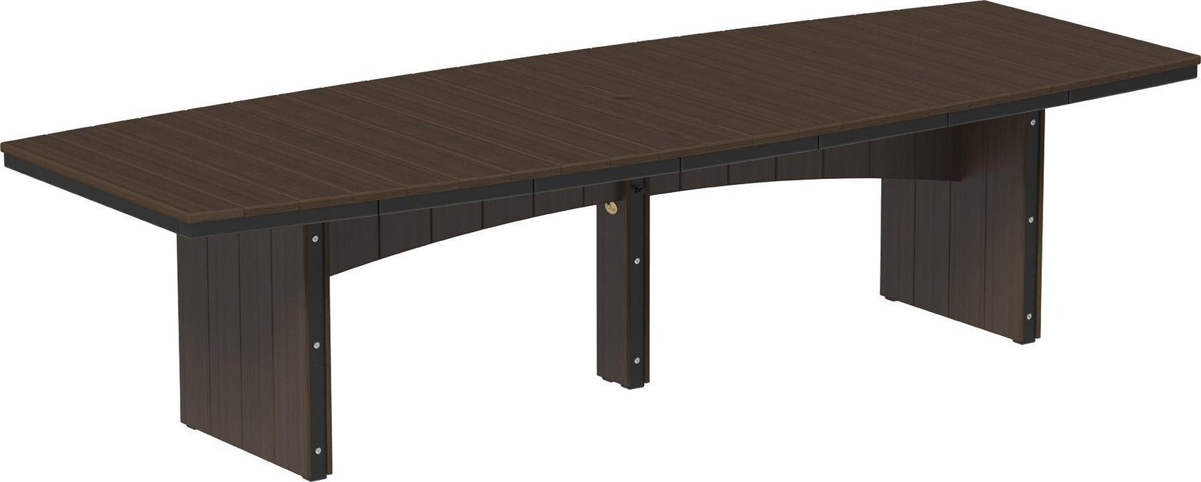 LuxCraft Recycled Plastic 4’ x 8’ Urban Oval Table (COUNTER HEIGHT) - LEAD TIME TO SHIP 3 TO 4 WEEKS