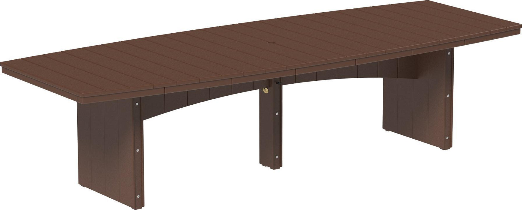 LuxCraft Recycled Plastic 4’ x 8’ Urban Oval Table (COUNTER HEIGHT) - LEAD TIME TO SHIP 3 TO 4 WEEKS