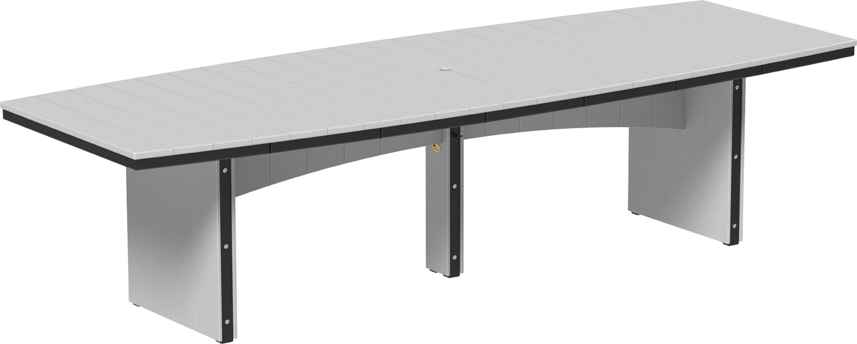 LuxCraft Recycled Plastic 4’ x 8’ Urban Oval Table (COUNTER HEIGHT) - LEAD TIME TO SHIP 3 TO 4 WEEKS