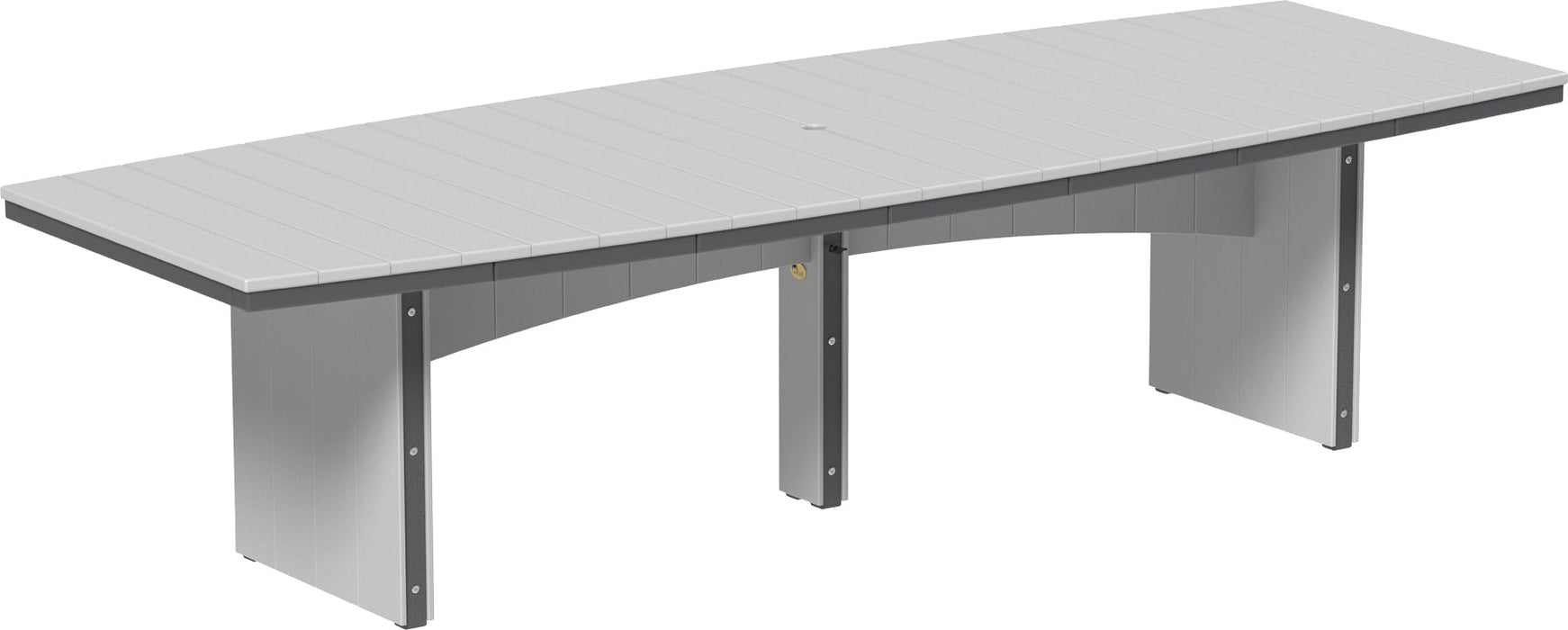 LuxCraft Recycled Plastic 4’ x 8’ Urban Oval Table (COUNTER HEIGHT) - LEAD TIME TO SHIP 3 TO 4 WEEKS