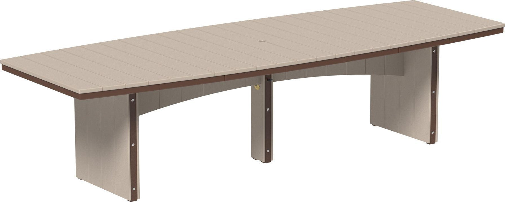 LuxCraft Recycled Plastic 4’ x 8’ Urban Oval Table (COUNTER HEIGHT) - LEAD TIME TO SHIP 3 TO 4 WEEKS