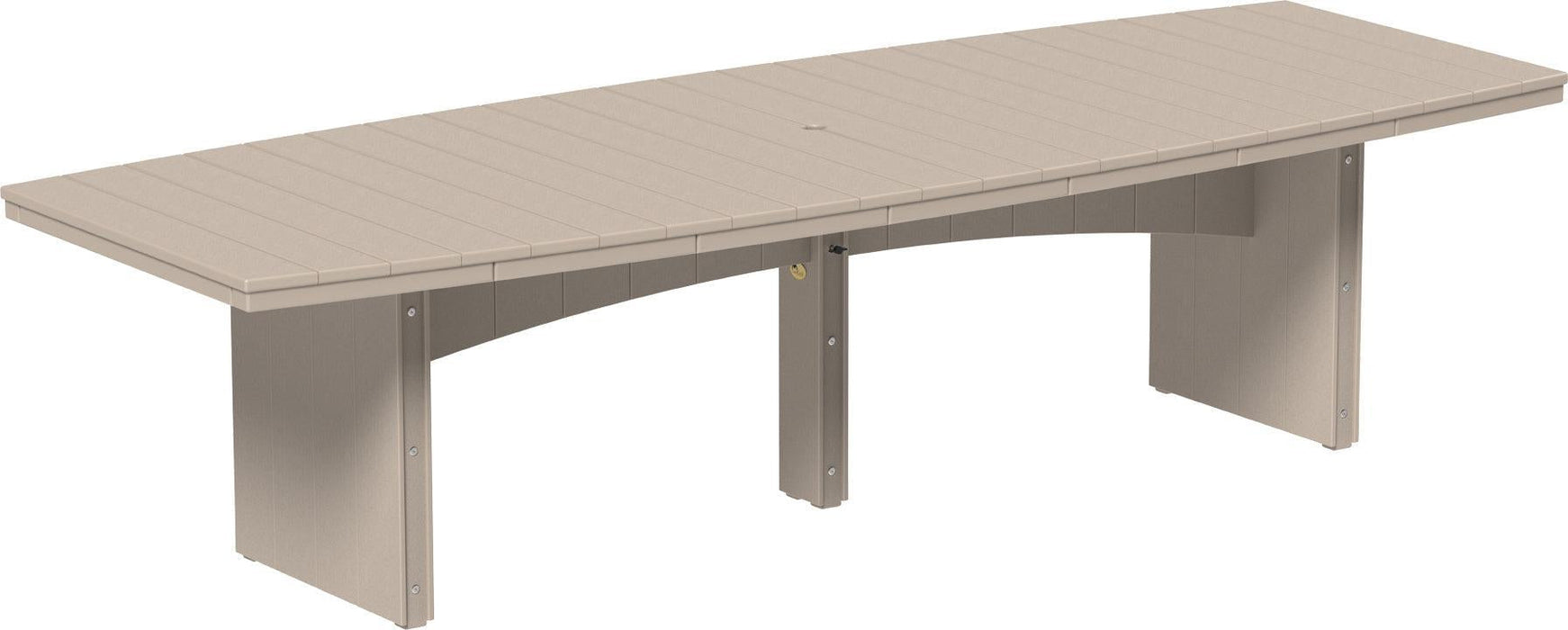 LuxCraft Recycled Plastic 4’ x 8’ Urban Oval Table (COUNTER HEIGHT) - LEAD TIME TO SHIP 3 TO 4 WEEKS