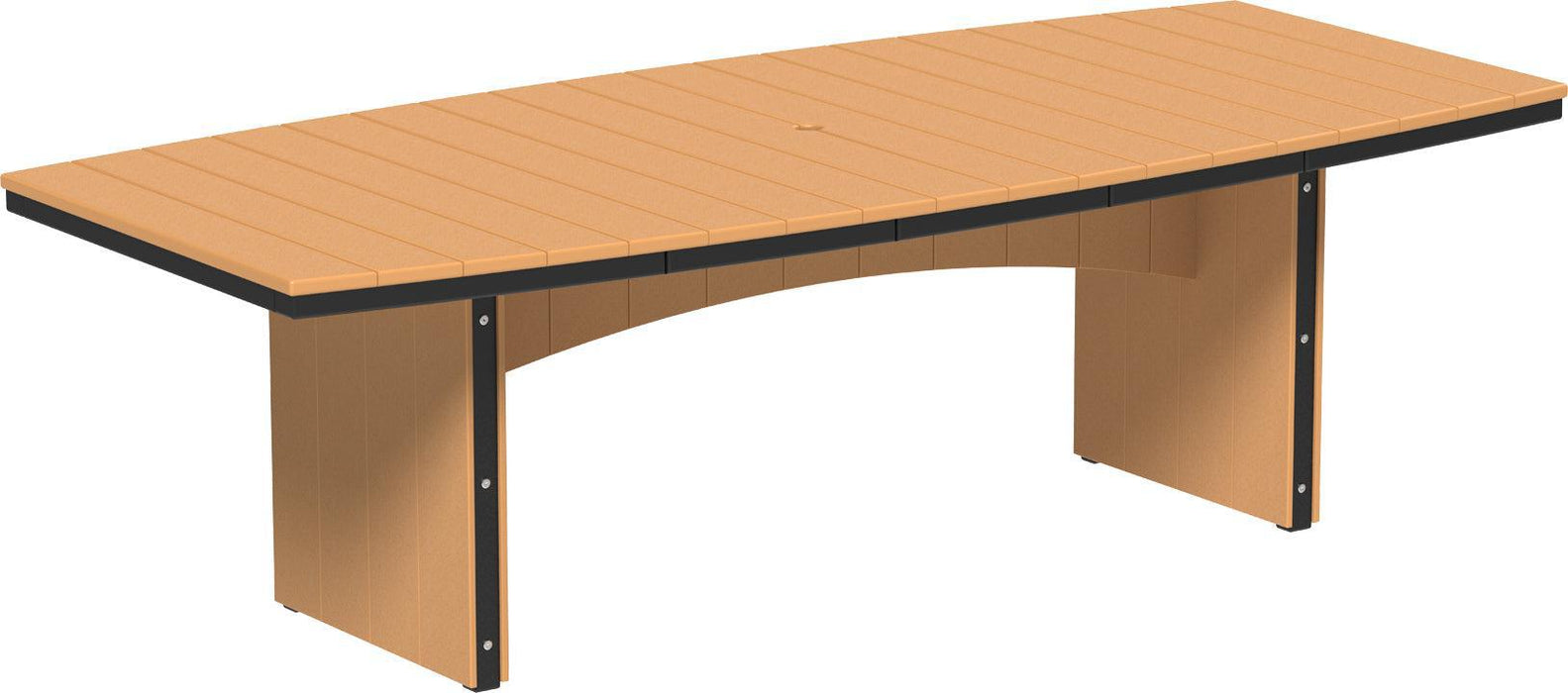 LuxCraft Recycled Plastic 4' x 8' Urban Oval Table (DINING HEIGHT) - LEAD TIME TO SHIP 3 TO 4 WEEKS