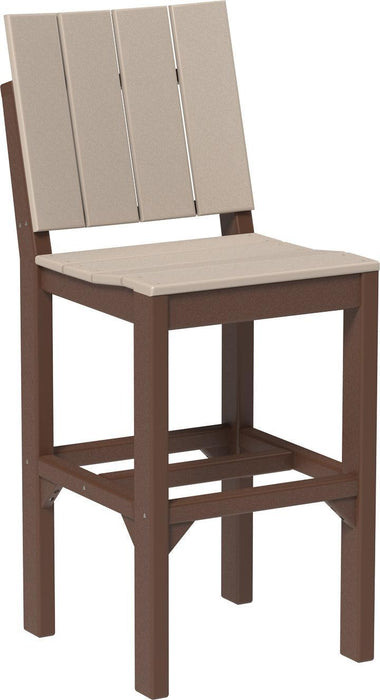 LuxCraft Recycled Plastic Urban Side Chair (BAR HEIGHT) - LEAD TIME TO SHIP 3 TO 4 WEEKS