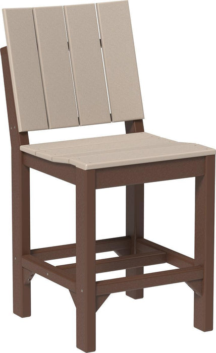 LuxCraft Recycled Plastic Urban Side Chair (COUNTER HEIGHT) - LEAD TIME TO SHIP 3 TO 4 WEEKS
