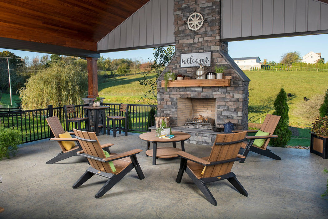LuxCraft Recycled Plastic Urban Adirondack Chair  - LEAD TIME TO SHIP 7 BUSINESS DAYS OR LESS