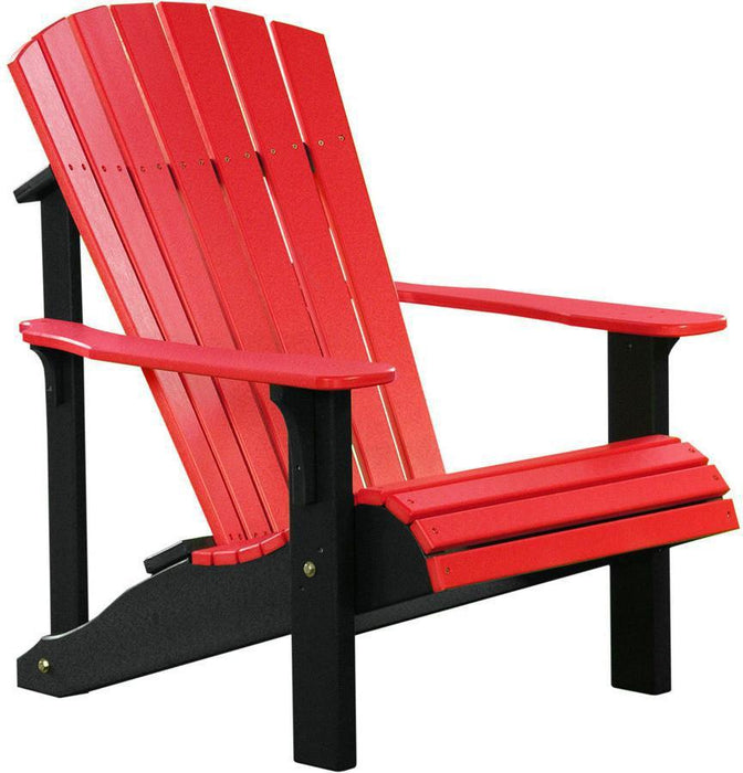 LuxCraft Recycled Plastic Deluxe Adirondack Chair  - LEAD TIME TO SHIP 7 BUSINESS DAYS OR LESS