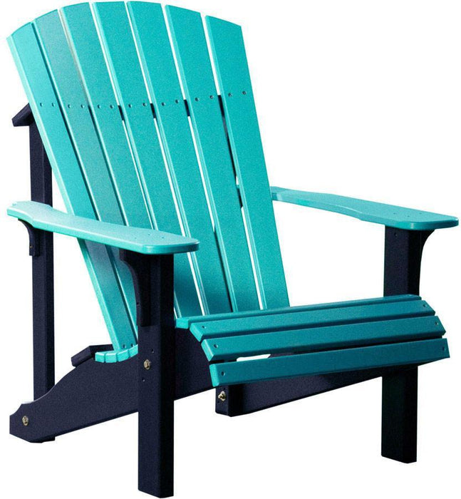 LuxCraft Recycled Plastic Deluxe Adirondack Chair  - LEAD TIME TO SHIP 7 BUSINESS DAYS OR LESS