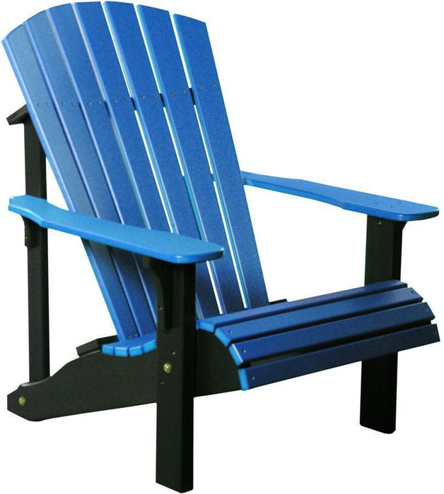 LuxCraft Recycled Plastic Deluxe Adirondack Chair  - LEAD TIME TO SHIP 7 BUSINESS DAYS OR LESS