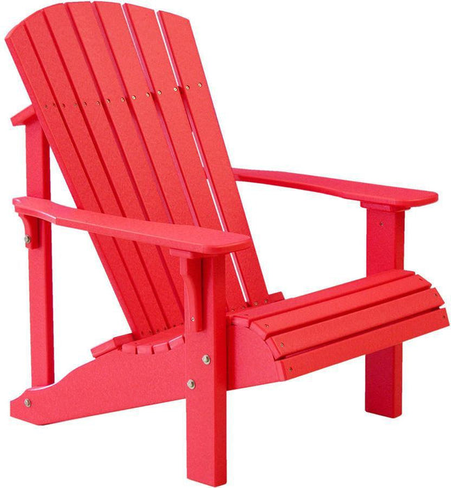 LuxCraft Recycled Plastic Deluxe Adirondack Chair  - LEAD TIME TO SHIP 7 BUSINESS DAYS OR LESS