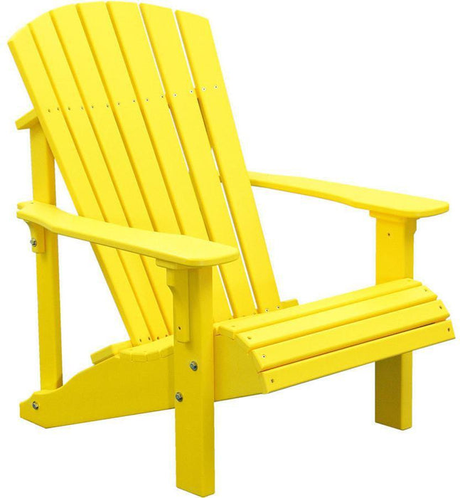 LuxCraft Recycled Plastic Deluxe Adirondack Chair  - LEAD TIME TO SHIP 7 BUSINESS DAYS OR LESS