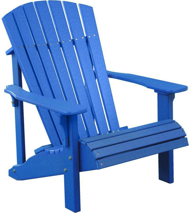 LuxCraft Recycled Plastic Deluxe Adirondack Chair  - LEAD TIME TO SHIP 7 BUSINESS DAYS OR LESS