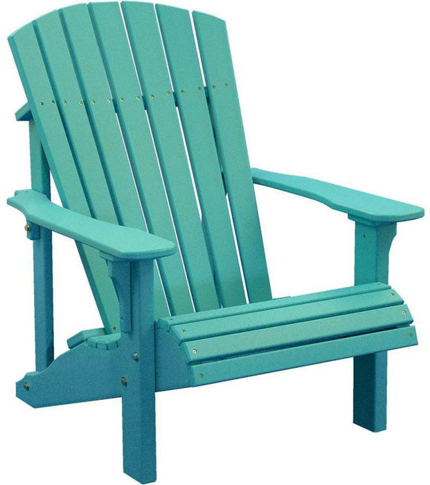 LuxCraft Recycled Plastic Deluxe Adirondack Chair  - LEAD TIME TO SHIP 7 BUSINESS DAYS OR LESS