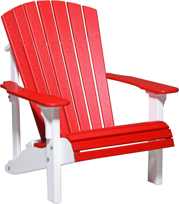 LuxCraft Recycled Plastic Deluxe Adirondack Chair  - LEAD TIME TO SHIP 7 BUSINESS DAYS OR LESS