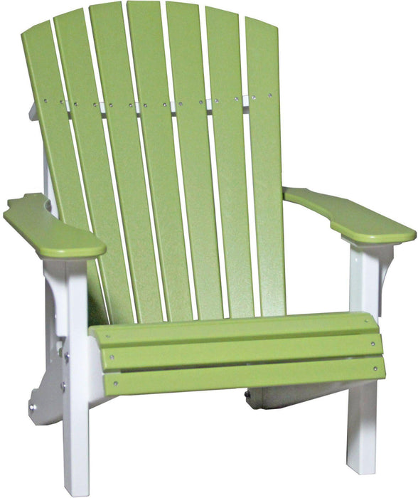 LuxCraft Recycled Plastic Deluxe Adirondack Chair  - LEAD TIME TO SHIP 7 BUSINESS DAYS OR LESS