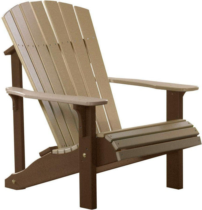 LuxCraft Recycled Plastic Deluxe Adirondack Chair  - LEAD TIME TO SHIP 7 BUSINESS DAYS OR LESS