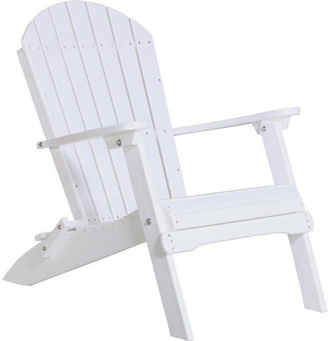 LuxCraft Recycled Plastic Folding Adirondack Chair  - LEAD TIME TO SHIP 7 BUSINESS DAYS OR LESS