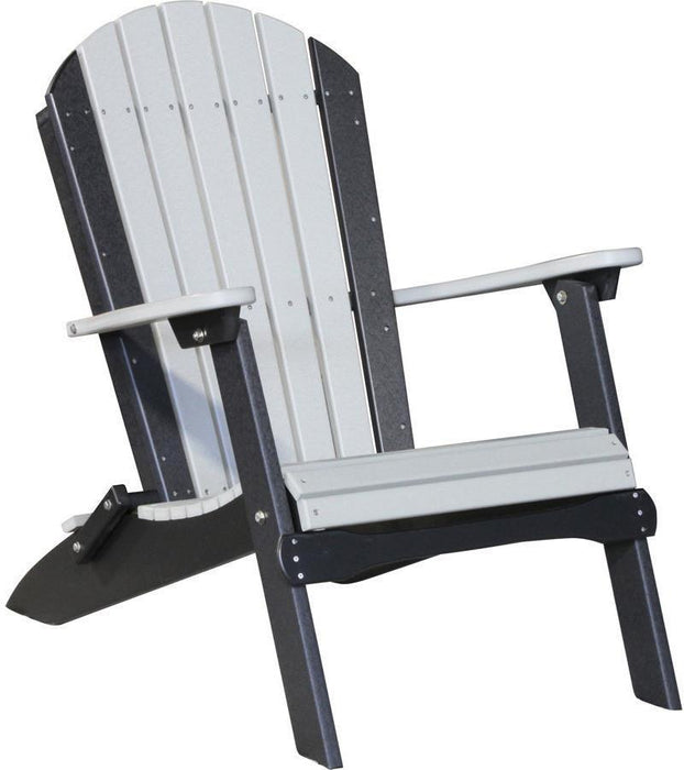 LuxCraft Recycled Plastic Folding Adirondack Chair  - LEAD TIME TO SHIP 7 BUSINESS DAYS OR LESS