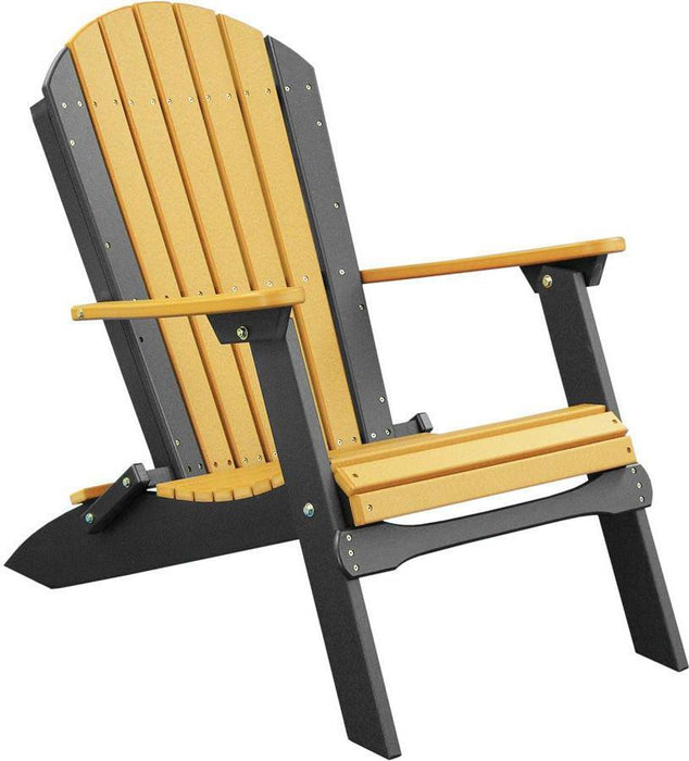 LuxCraft Recycled Plastic Folding Adirondack Chair  - LEAD TIME TO SHIP 7 BUSINESS DAYS OR LESS